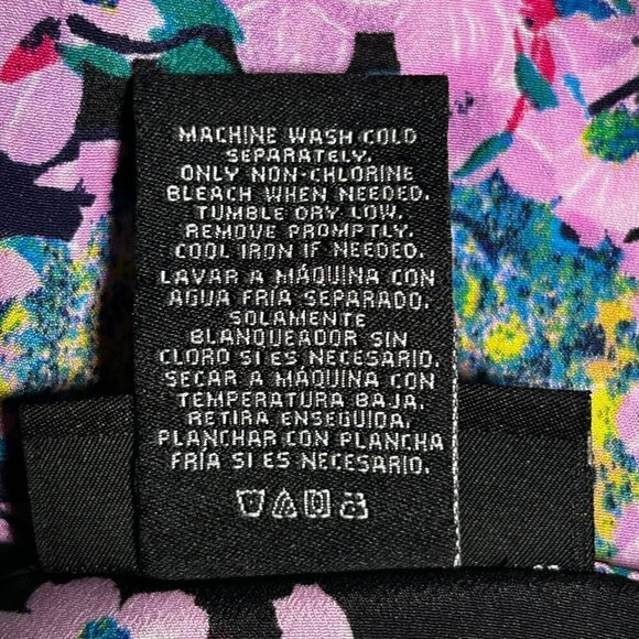 Attention Women's Floral Cold Shoulder Dress with Pockets, Extra Large - Picture 6 of 6